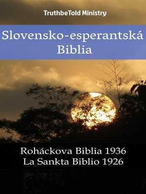 cover image of Slovensko-esperantská Biblia
